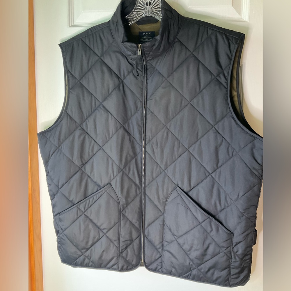 J. Crew Authentic Men’s Outerwear Quilted Vest
